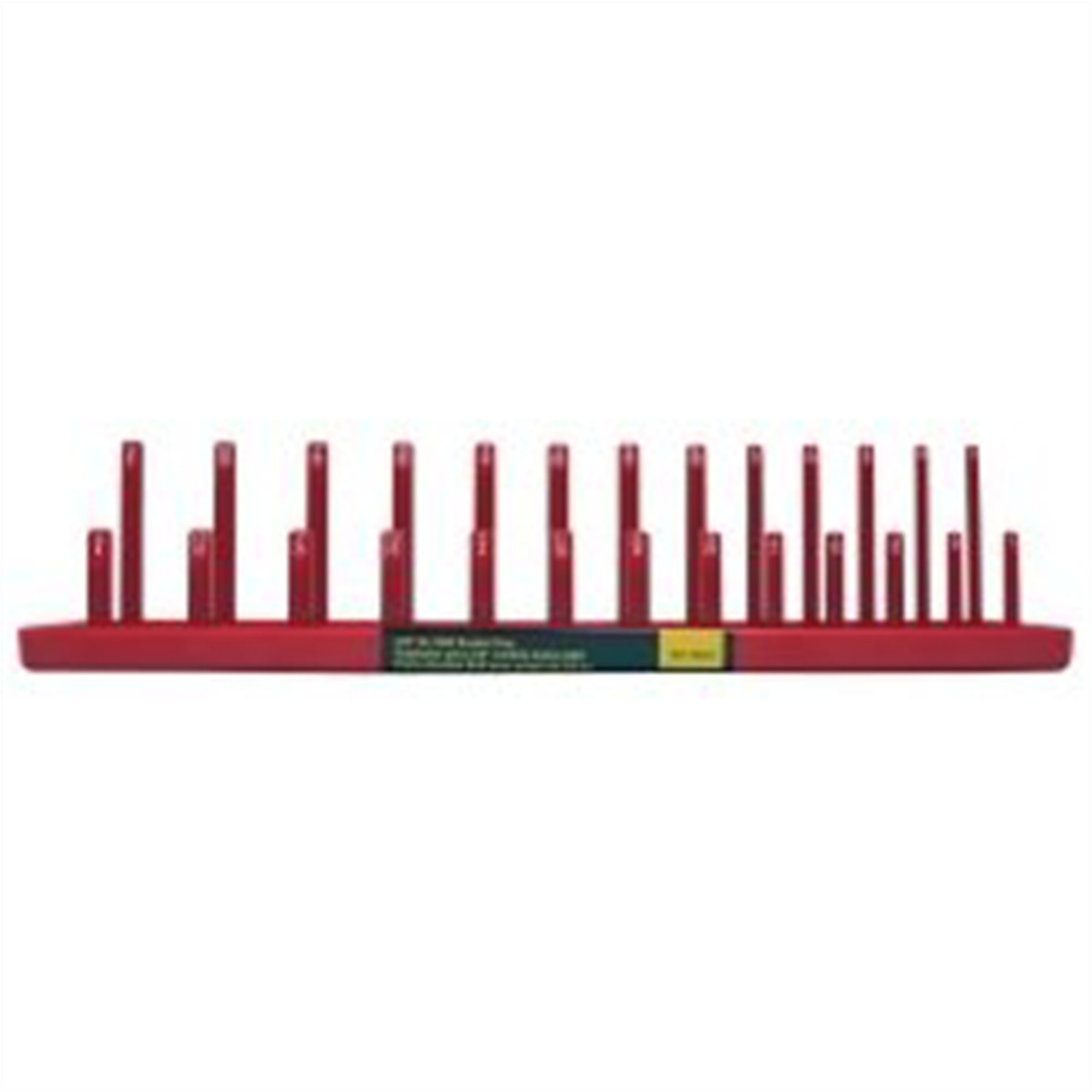 K Tool International Socket Holder — 3/8in. Drive, SAE, Holds 26 Sockets, Red, Model# KTI72472